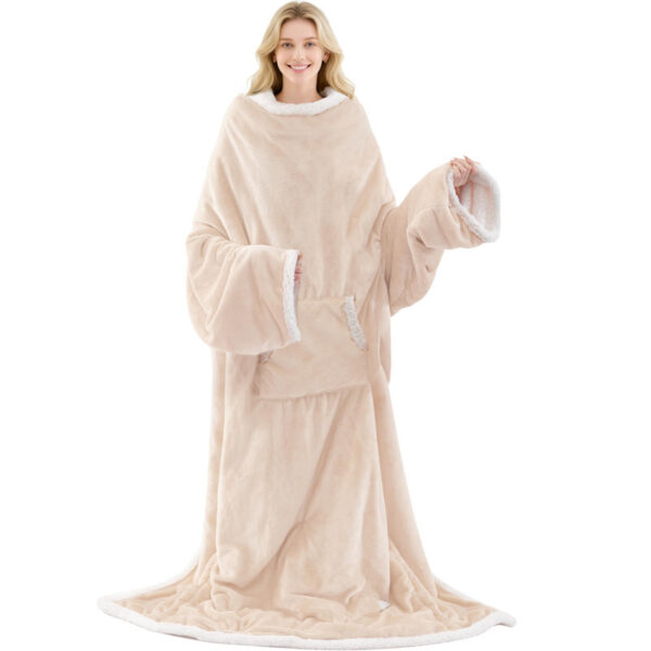 Wearable Electric Heated Blanket With Smart Temperature Control And Machine-washable