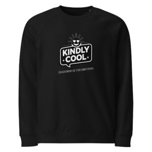 Unisex organic raglan sweatshirt